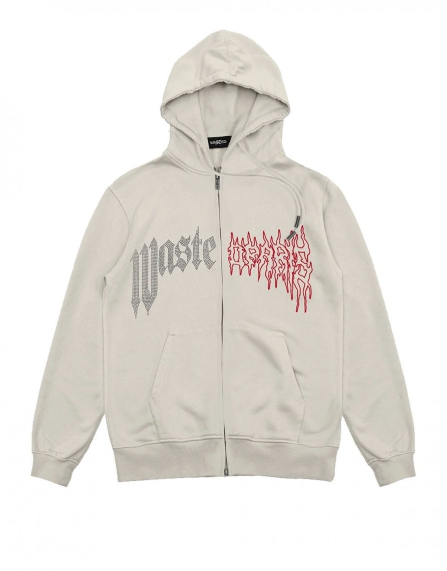 Toj Wasted Paris | Crown Pitcher Zip Hoodie