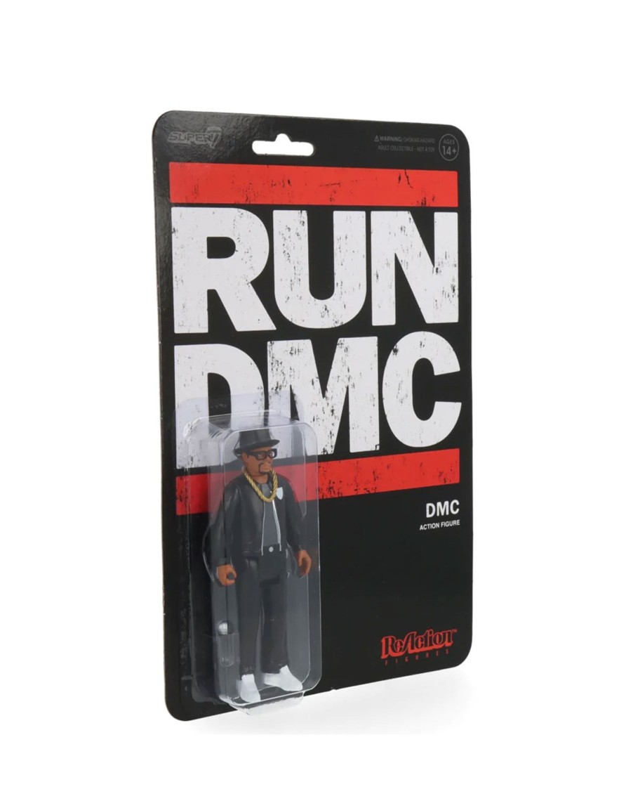 Accessories Super7 | Run Dmc - Darryl "Dmc" Mcdaniels Black Version - Reaction Figure