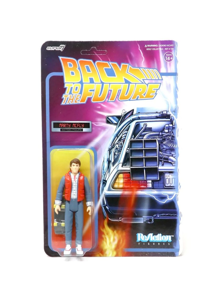 Accessories Super7 | Marty Mcfly - Back To The Future - Reaction Figure