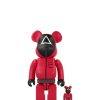 Accessories Medicom | Be@Rbrick Squid Game Guard Triangle