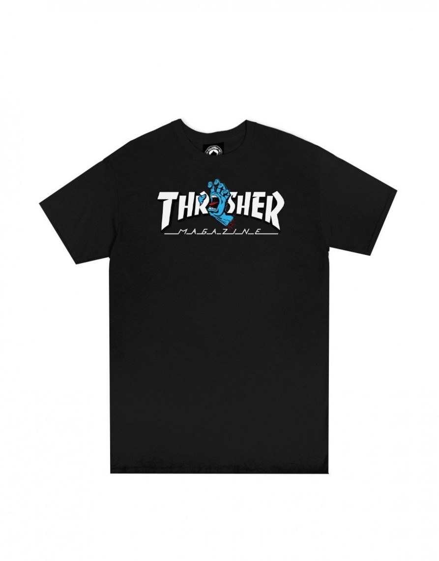 Toj Thrasher | Santa Cruz X Thrasher Screaming Logo S/S Tee