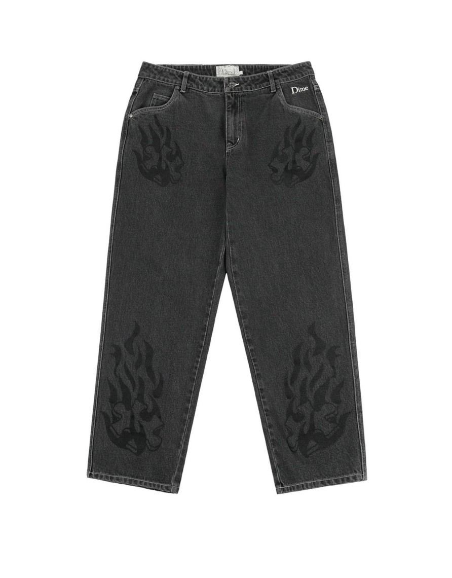 Toj Dime | Flamepuzz Relaxed Denim Pants