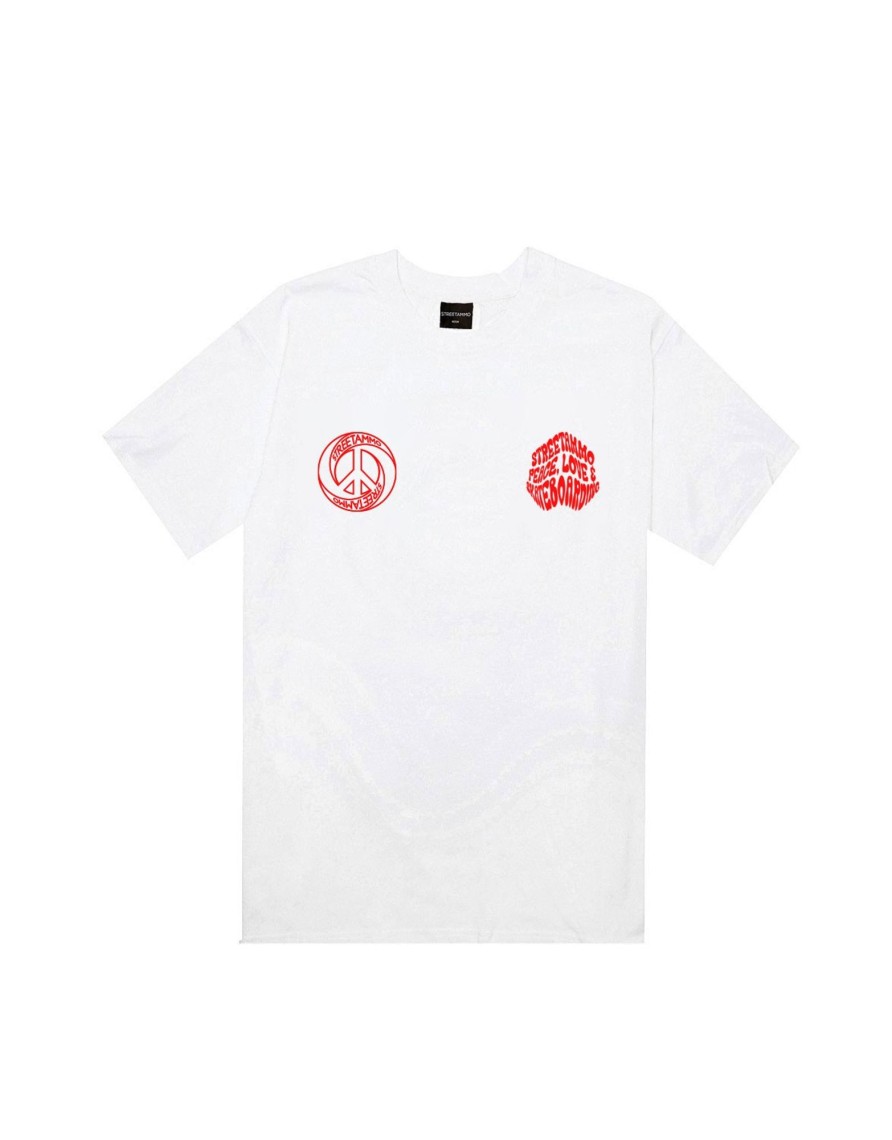 Toj Streetammo | Peace, Love & Skateboarding Tee