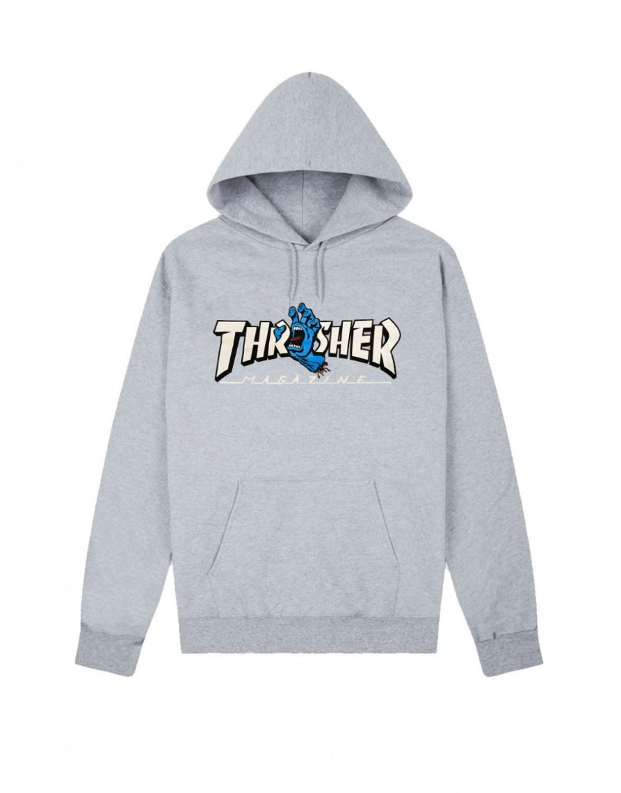 Toj Thrasher | Santa Cruz X Thrasher Screaming Logo Hoodie