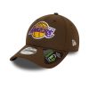 Accessories New Era | La Lakers Nba Repreve Brown 9Forty Adjustable Cap