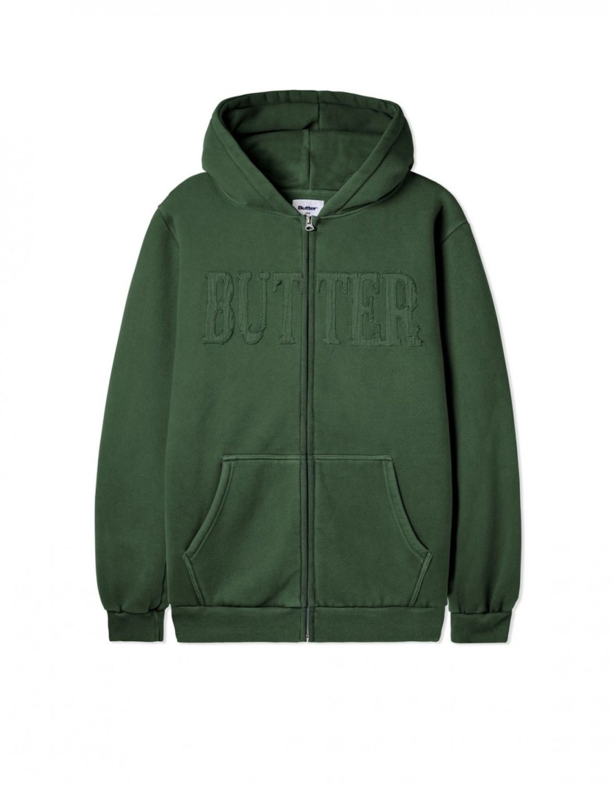 Toj Butter Goods | Fabric Applique Zip-Thru Hood