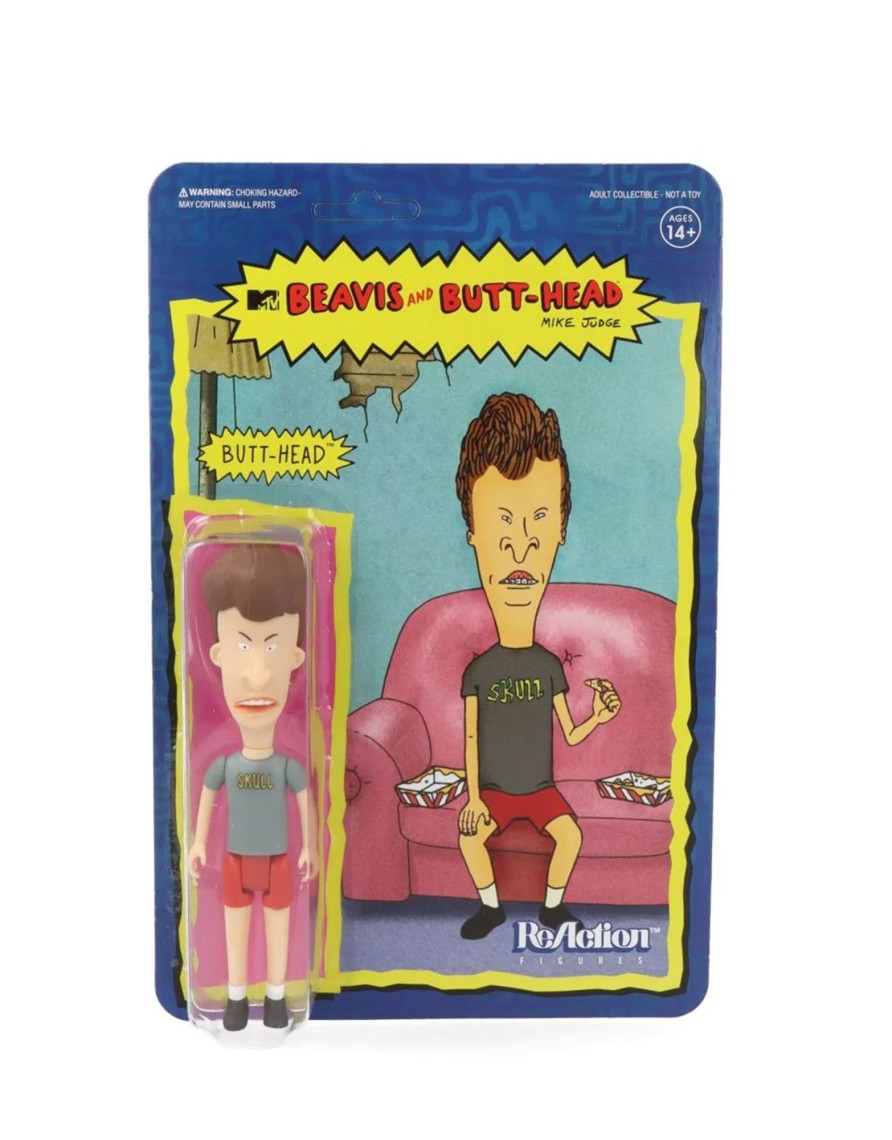 Accessories Super7 | Butt-Head - Beavis And Butt-Head - Reaction Figure