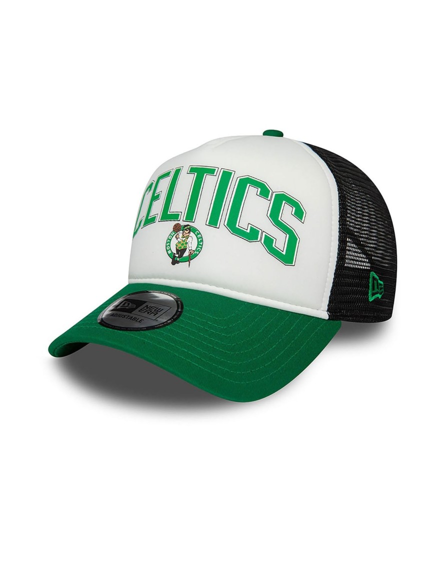 Accessories New Era | Boston Celtics Nba Retro Green E-Frame Trucker Cap