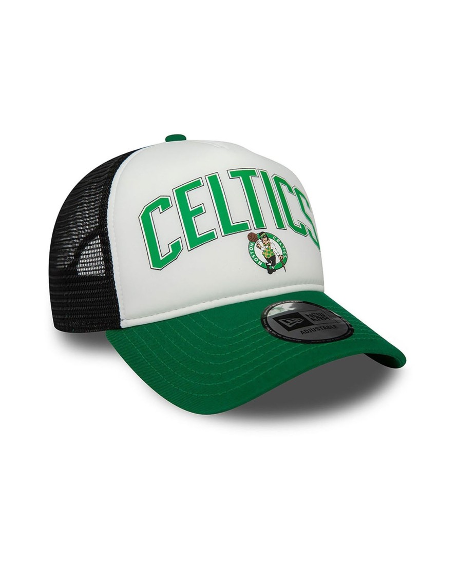 Accessories New Era | Boston Celtics Nba Retro Green E-Frame Trucker Cap