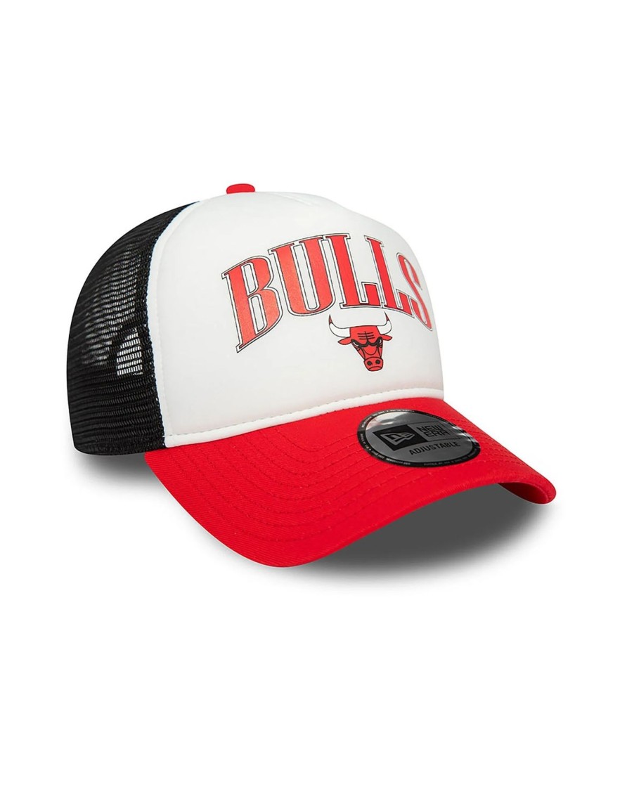 Accessories New Era | Chicago Bulls Nba Retro Red E-Frame Trucker Cap