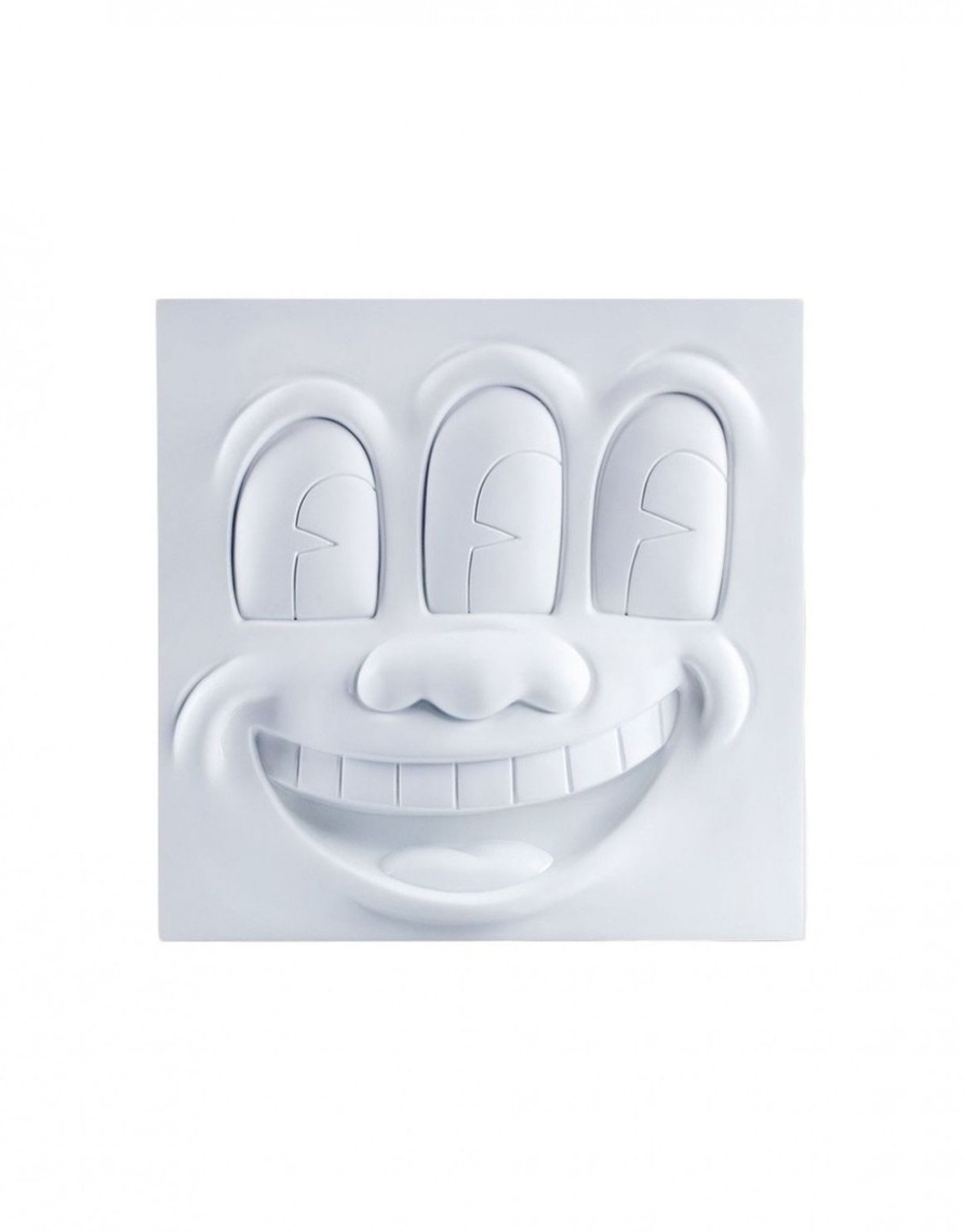 Accessories Medicom | Keith Haring Statue Three Eyed Smiling Face