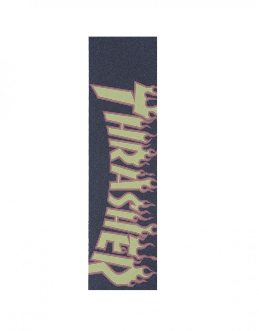 Skateboarding Thrasher | Flame Logo Grip Tape