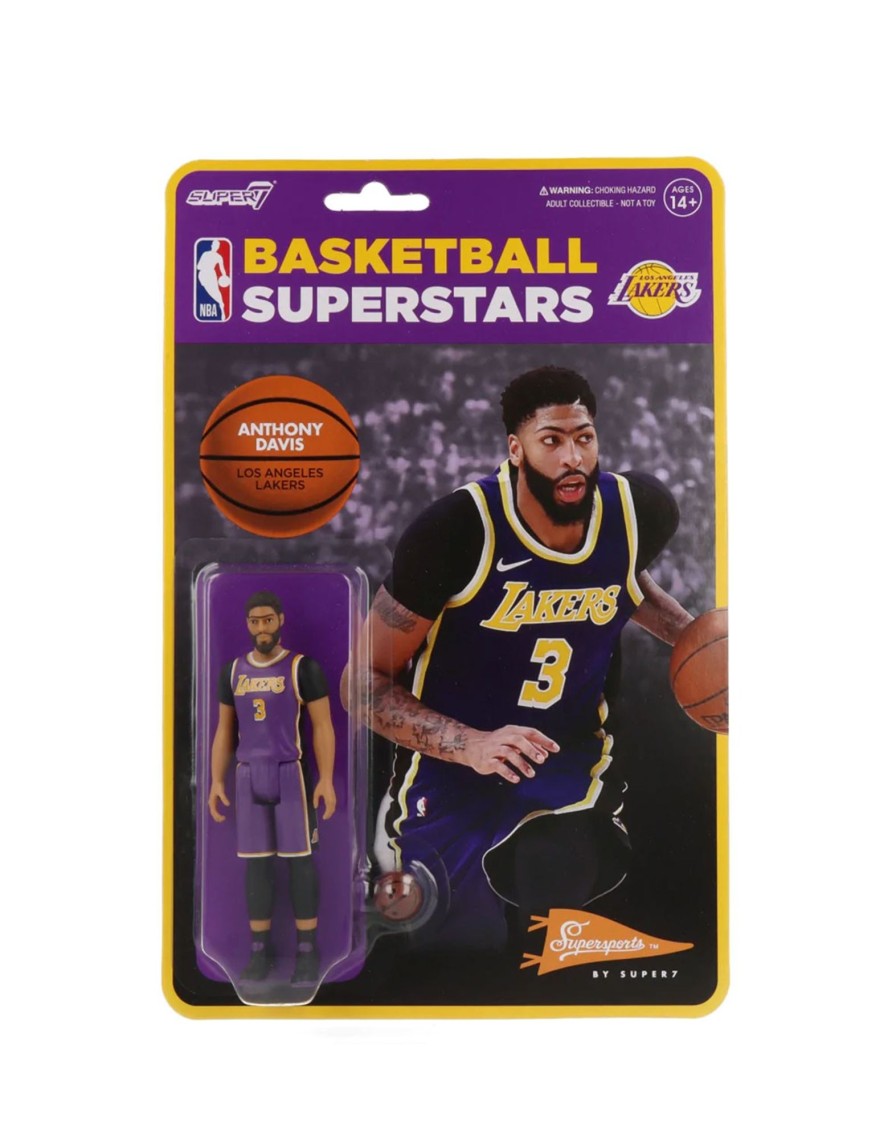 Accessories Super7 | Anthony Davis (Purple Statement)- Reaction Figure