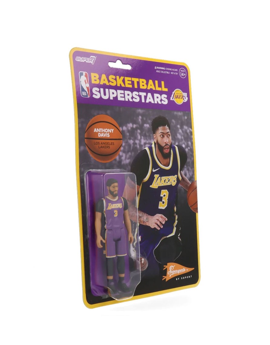 Accessories Super7 | Anthony Davis (Purple Statement)- Reaction Figure