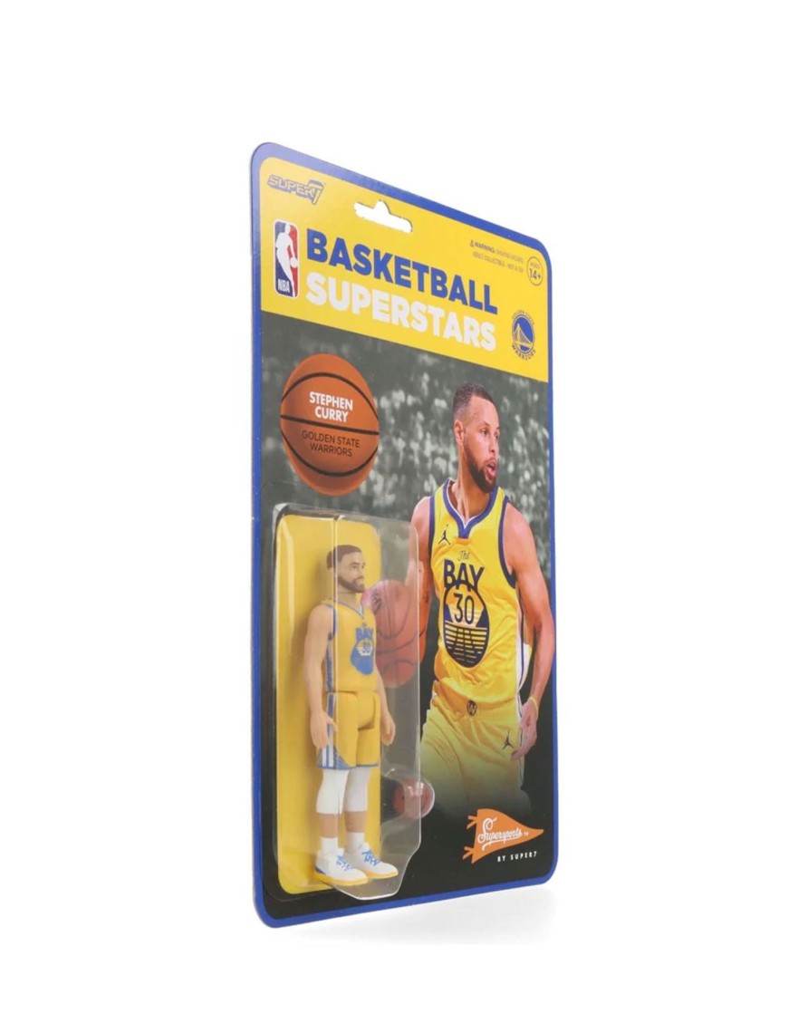 Accessories Super7 | Stephen Curry (Warriors Yellow Statement) - Reaction Figure