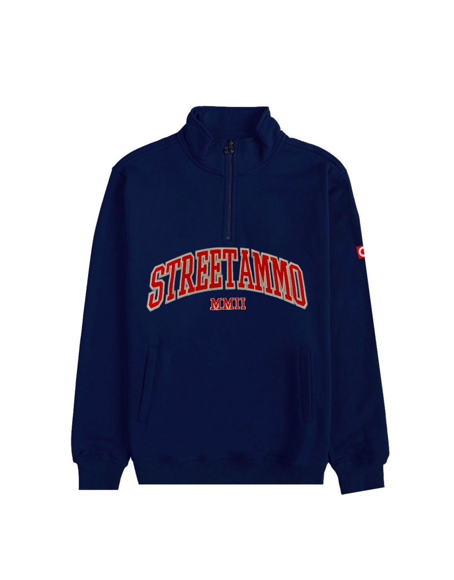 Toj Streetammo | Orbit College 1/4 Zip Sweatshirt