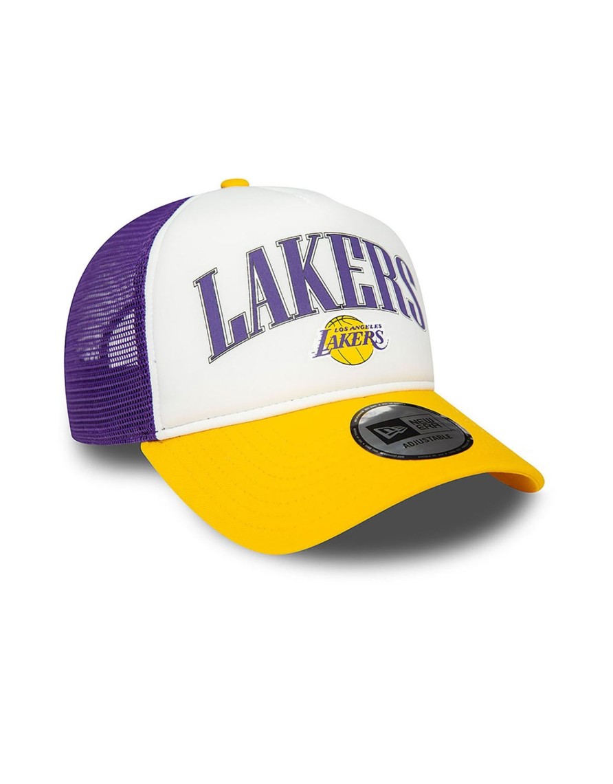 Accessories New Era | La Lakers Nba Retro Purple E-Frame Trucker Cap