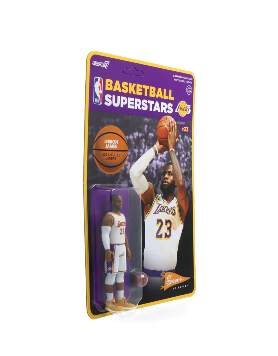 Accessories Super7 | Lebron James Alternate Jersey (Lakers) - Nba - Reaction Figure