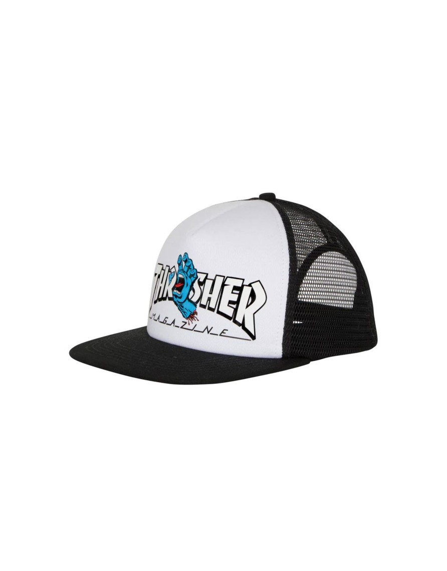 Accessories Thrasher | Santa Cruz X Thrasher Screaming Logo Trucker Cap