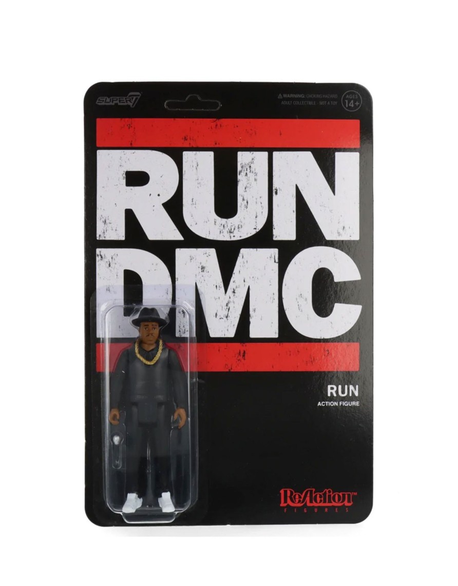 Accessories Super7 | Run Dmc - Joseph "Run" Simmons Black Version - Reaction Figure