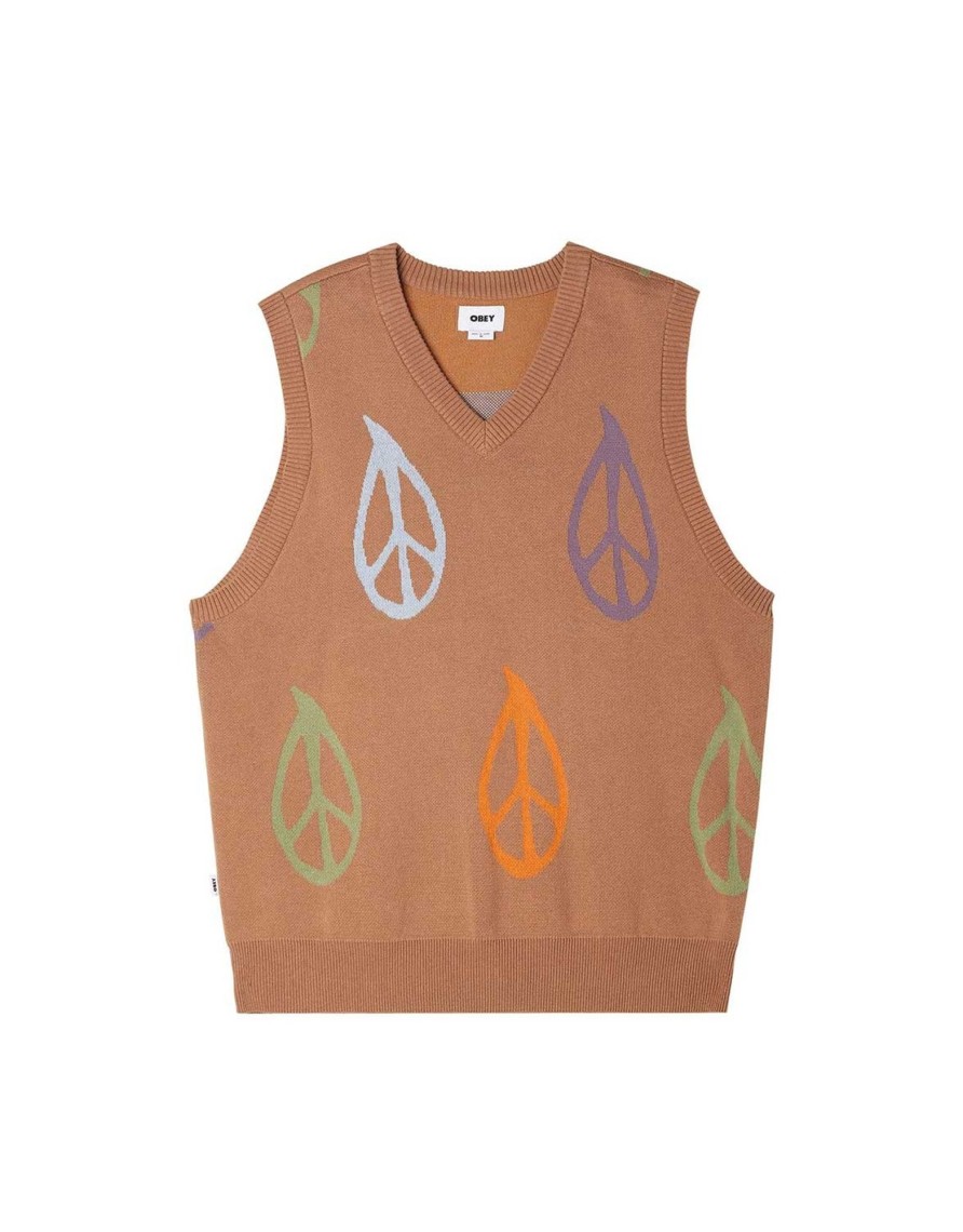 Toj Obey | Peaced Sweater Vest