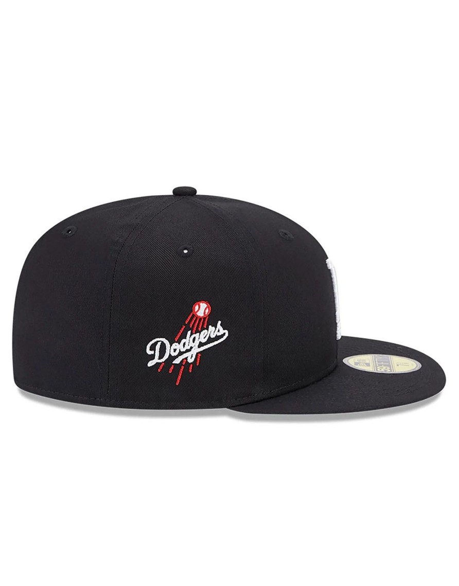 Accessories New Era | La Dodgers Team Side Patch 59Fifty Fitted Cap